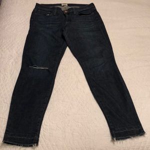 JCrew Toothpick Distressed Jeans